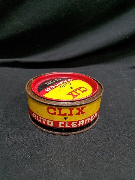 Clix Rare Vintage Auto Cleaner Can