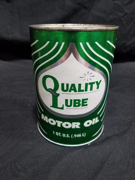 Quality Lube Quart Composite Motor Oil Can