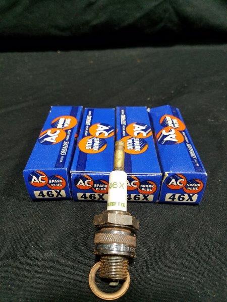 AC Coralox 46X Spark Plugs NOS (Lot of 4)