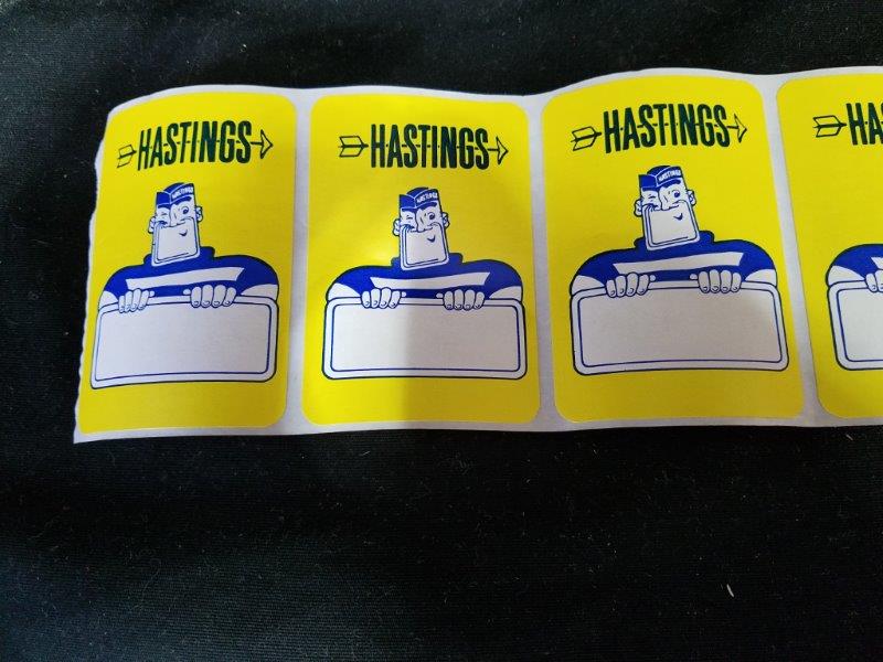 Hastings Piston Rings Oil Change Reminder Tags NOS with Graphics (Lot of 6)