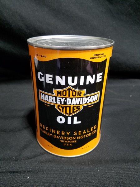 Harley-Davidson Quart Metal Genuine Motor Oil Can