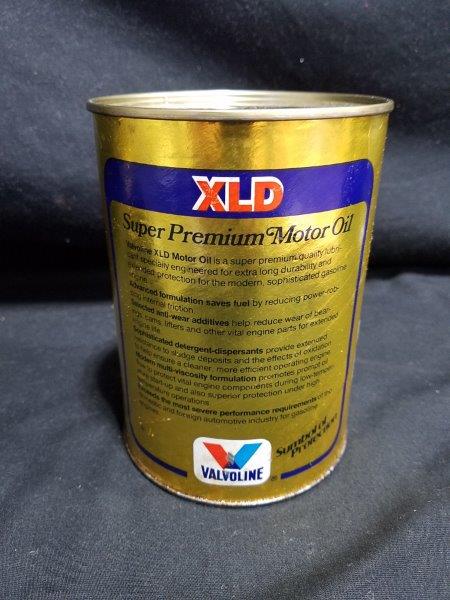 Halvoline XLD Quart Empty Composite Motor Oil Can