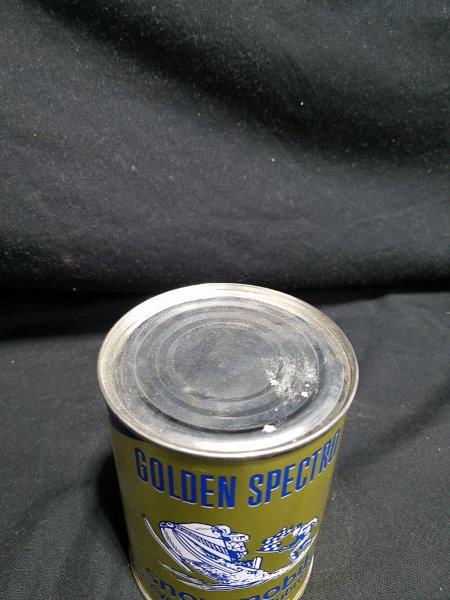 Golden Spectro 18 oz Full Metal Snowmobile Motor Oil Can