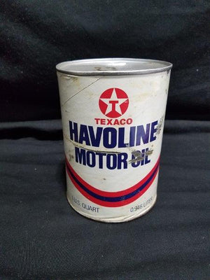 Texaco Havoline Quart Motor Oil Can