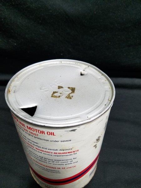 Texaco Havoline Quart Motor Oil Can