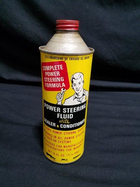 Yale Engineering Conetop 15 oz Power Steering Fluid Can with Graphic