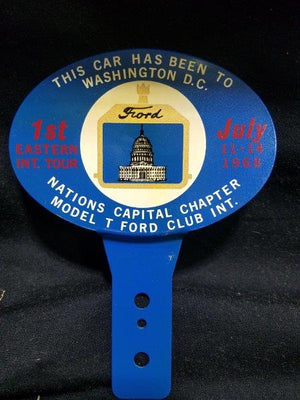 Ford Model T License Plate Topper