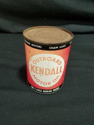 Kendall Outboard Motor Oil Can