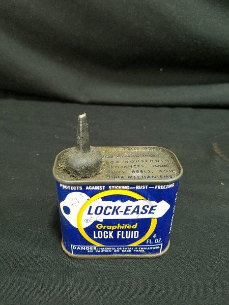 Lock-Ease Lock Fluid Oil Oiler Can