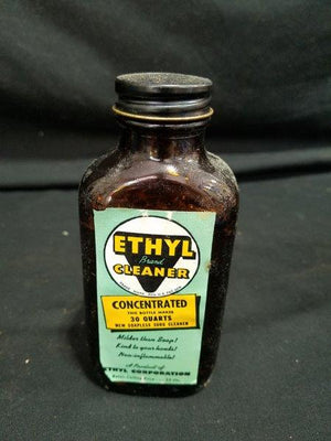 Ethyl Pump Logo Cleaner Concentrated Soap Glass Bottle