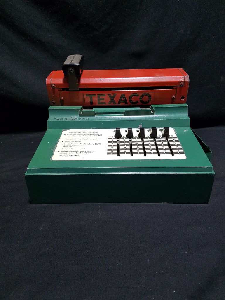 Texaco Credit Card Sales Machine