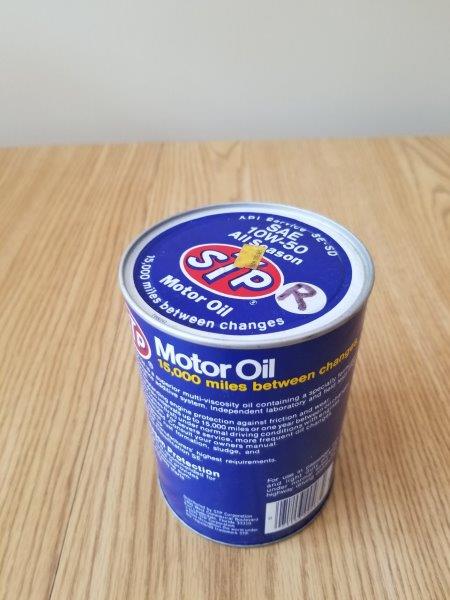 STP Full Quart Motor Oil Can