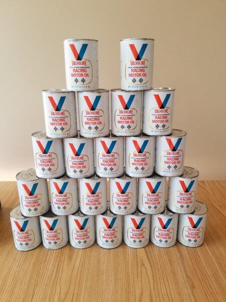 Valvoline Racing Oil Quart Motor Oil Can