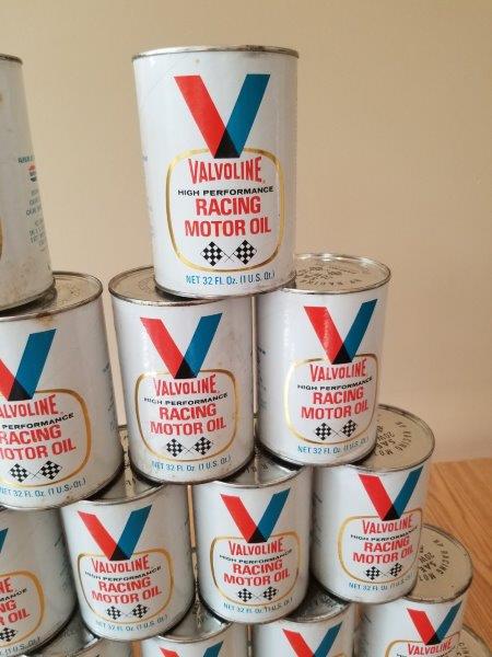 Valvoline Racing Oil Quart Motor Oil Can