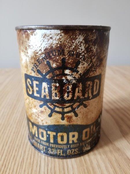 Seaboard Motor Oil Can