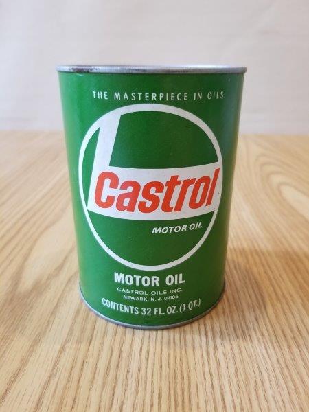 Castrol Quart Motor Oil Can