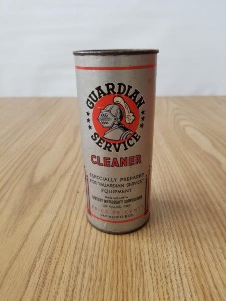 Guardian Service Cleaner Can w/ Knight Armor Graphics