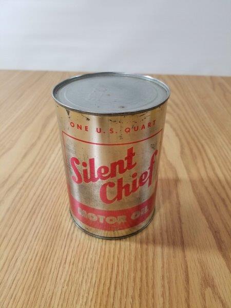 Silent Chief Motor Oil Can