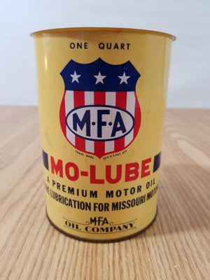 MFA Mo-Lube Motor Oil Can