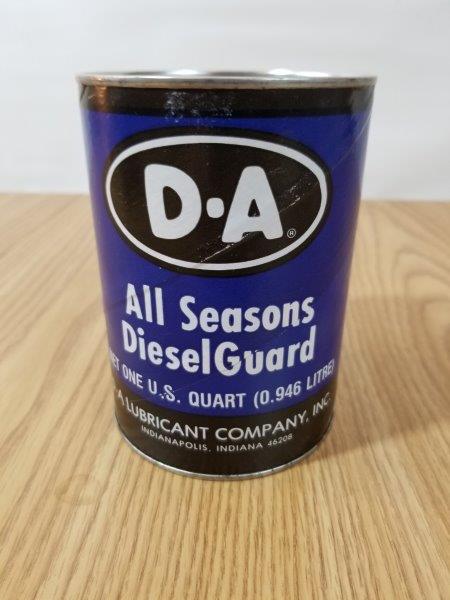 D-A DA Diesel Guard  Motor Oil Can