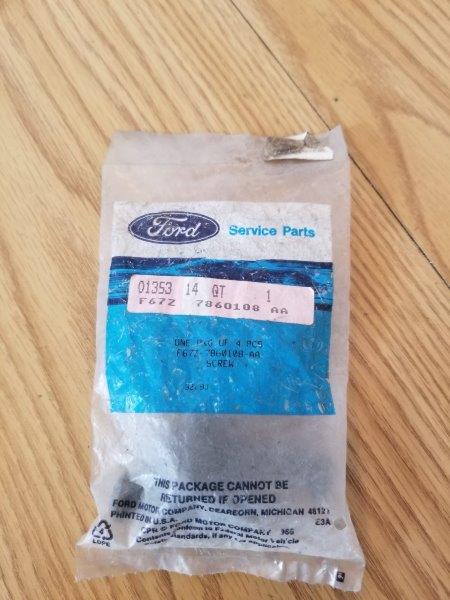 Ford OEM Part F6TZ-7860108-AA Screw