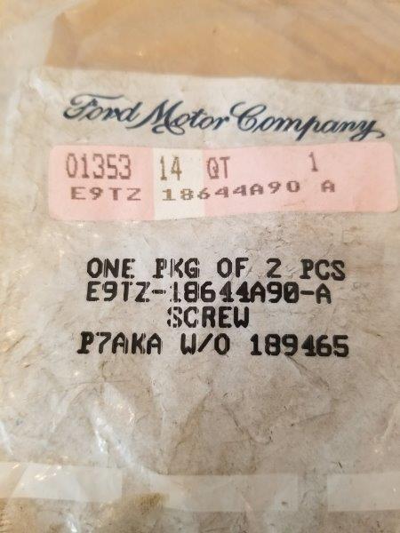 Ford OEM Part E9TZ-18644A90-A Screws