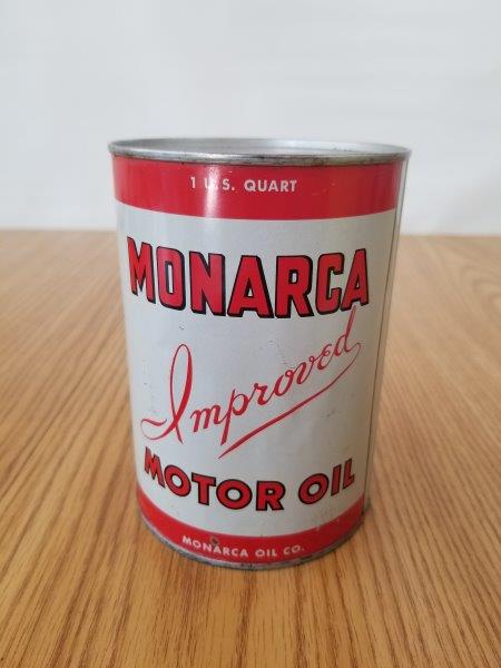 Monarca Motor Oil  Quart Motor Oil Can