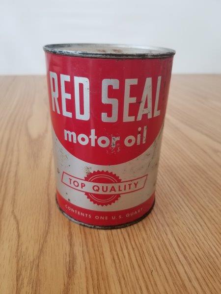 Red Seal Motor Oil Quart Motor Oil Can - Ferndale, Michigan