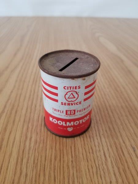 Cities Service Koolmotor Oil Can Bank