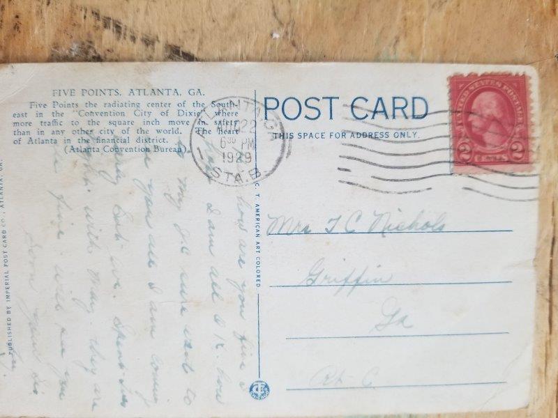 Vintage Boston Reno Memphis Atlanta Virginia Florida Post Cards (lot of 10)