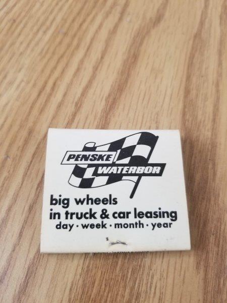 Roger Penske 1972 Indianapolis 500 Matchbook