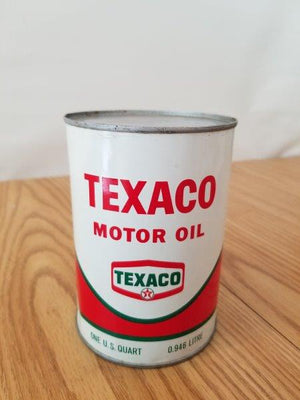 Texaco Motor Oil Can