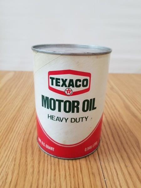 Texaco Motor Oil Can