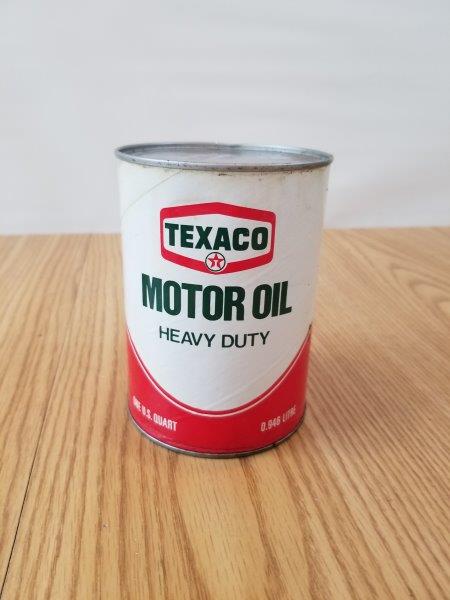 Texaco Motor Oil Can