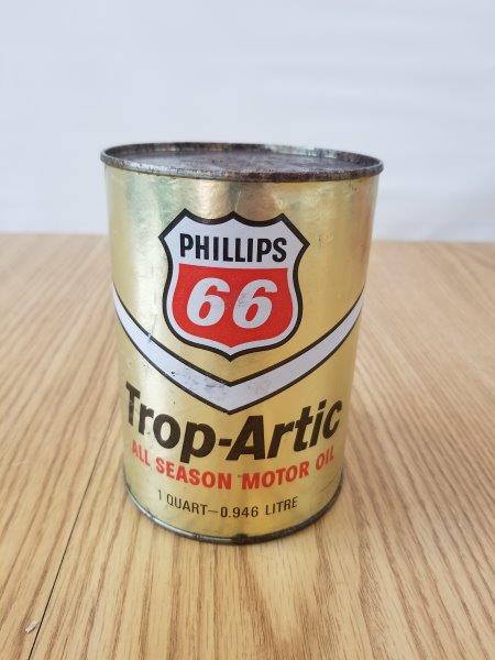 Phillips 66 Trop Artic Motor oil can