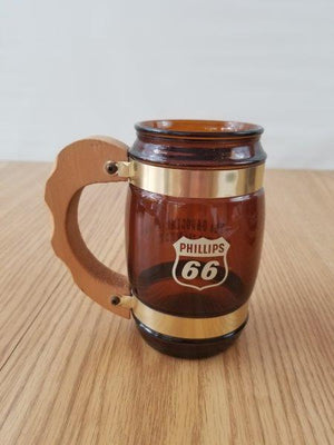 Phillips 66 Gasoline Glass Beer Stein Mug