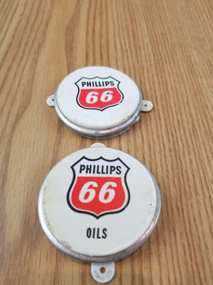 Phillips 66 Motor Oil Bottle Caps (Lot of 2)