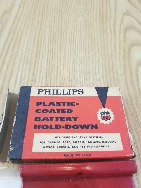 Phillips 66 Ford Battery Hold Down w/ Display Box