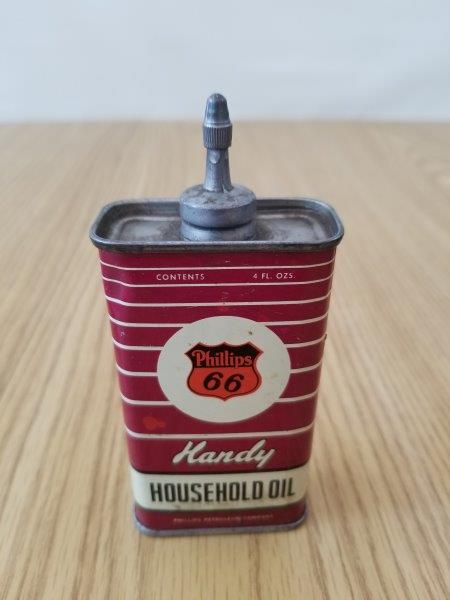 Phillips 66 Handy Household Oil Leadtop Oiler Can