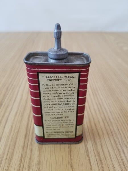 Phillips 66 Handy Household Oil Leadtop Oiler Can